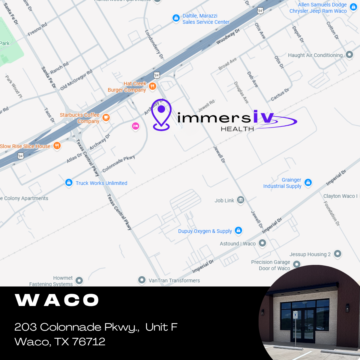 Immersiv Health Continues Texas Growth with New Waco Infusion Clinic